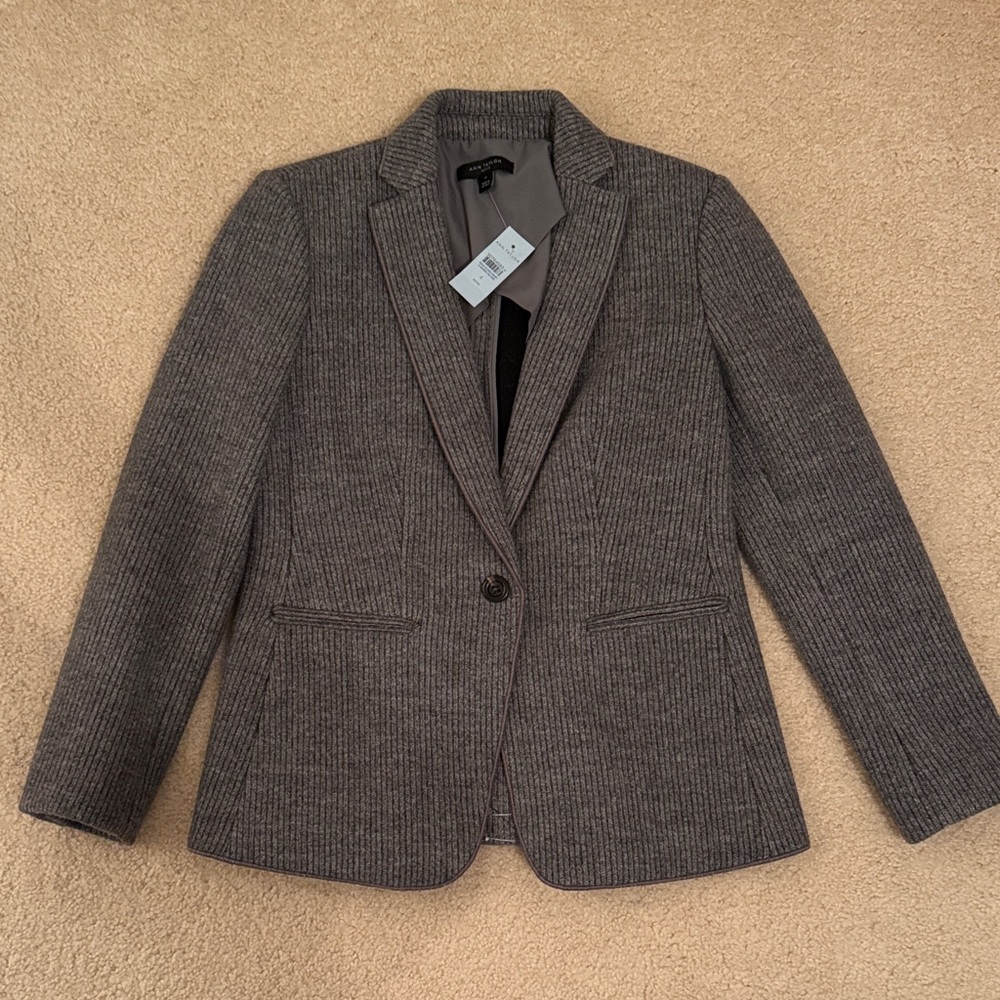 Ann Taylor Charcoal Blazer